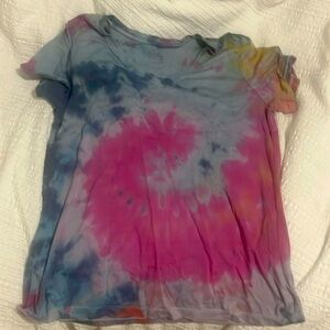 TYE DYE COTTON T SHIRT💙🩵💜
